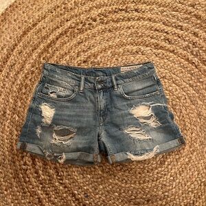 All Saints Women's Low Rise Jean Shorts